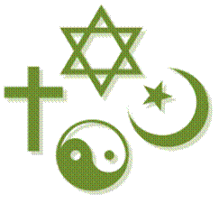 christianisme, bouddhisme, islam, liens entre les religions